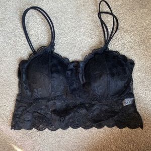 SHEIN Black Lace Bralette Size M